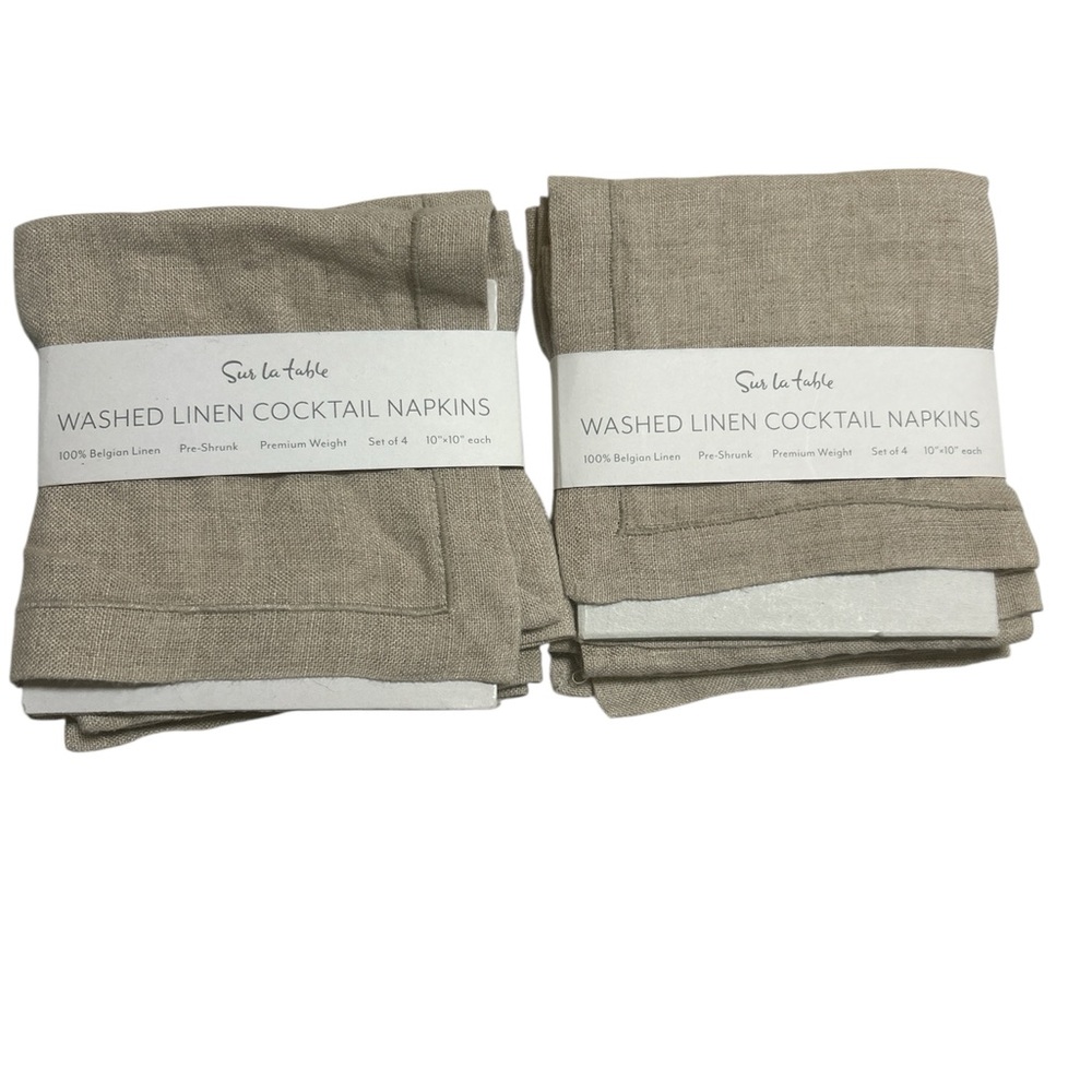Sur La Table Natural Linen Napkins